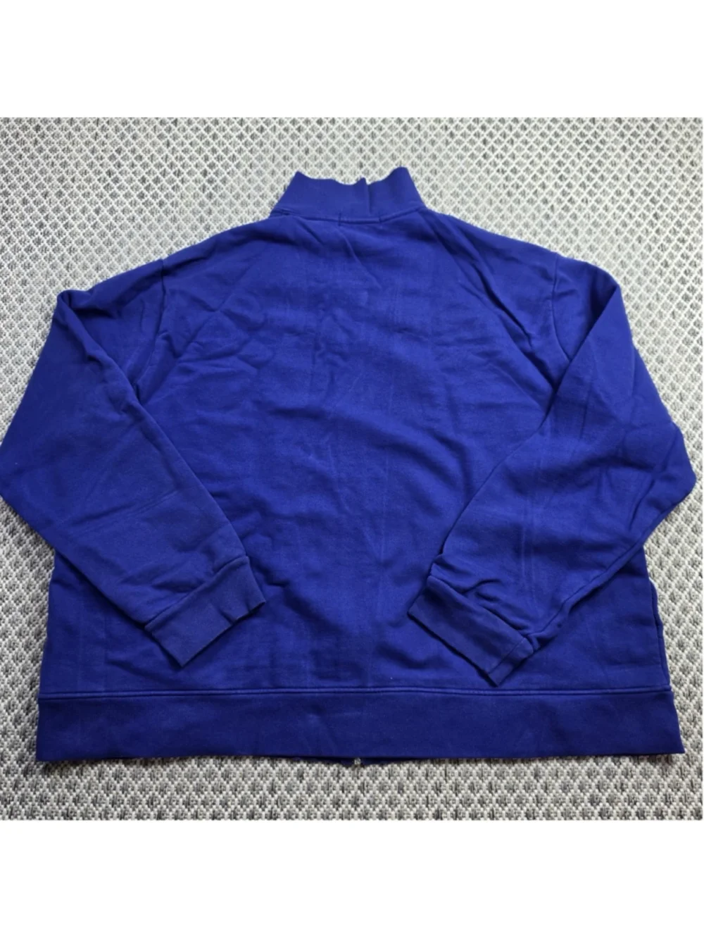 Polo Ralph Lauren Full Zip Sweatshirt Men’s XXL Blue Mock Neck Cotton Jacket